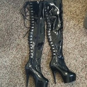 Pleaser Thigh High Boots